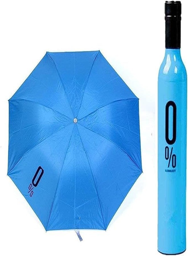 NPB Store Wine Bottle Umbrella Windproof Double Layer Umbrella with Bottle Cover for UV Protection & Rain, For Men, Women, and Kids (Multicolor) - Image 2