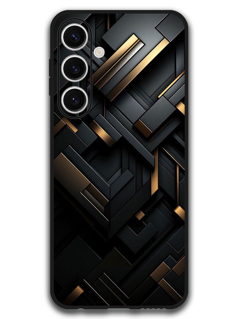 Theodor Protective Case Anti Scratch Shock Proof Bumper Cover For Samsung Galaxy S24 FE Black Dourado - Image 1