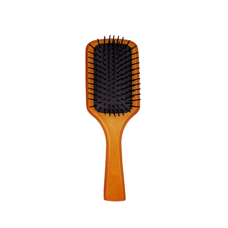 Generic British ELIDOR same style air cushion comb Internet celebrity massage comb air bag comb Lotus Wood large board comb lady comb universal style Beech [small size]]