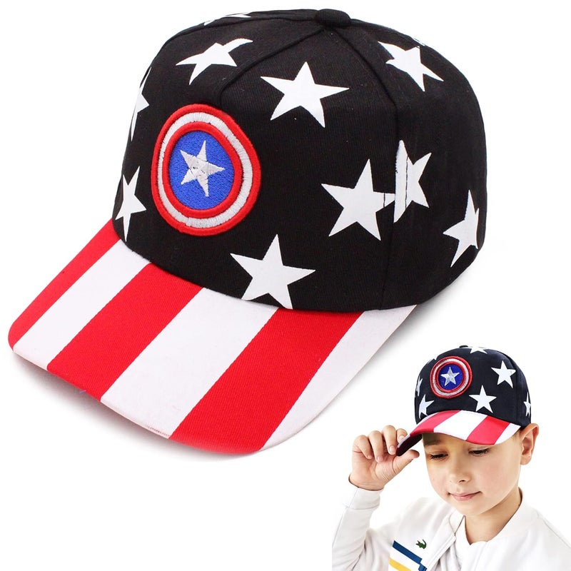 VRITRAZ Printed Cartoon Character Little Cap for Kids, Baby Girls and Boys 3-12 Years - Image 1