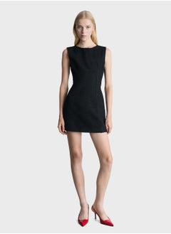 مانجو Tailored Short Dress  - Image 1