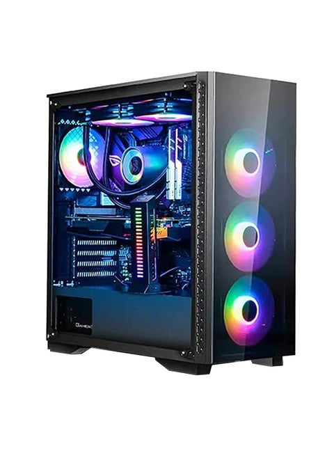 Repulsor Gaming PC - Intel Core i5-12400F Desktop Processor, 6 Total Cores, 12 Threads, DDR4 16GB 3600MHz Ram, Nvidia GeForce RTX 3050 OC Edition 8GB GDDR6 GPU, 2TB NVMe M.2 SSD, 2 Fan AIO Liquid Cooler, 650W Standard Power Supply, Windows 11 Pro | Wi-Fi