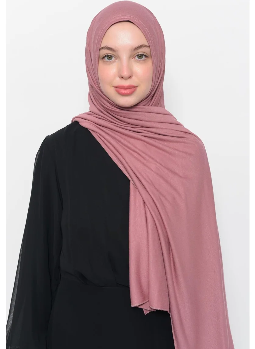 التوبة Ready Practical Interlocking Luxury Organic Plain Combed Cotton Shawl Cross Aligned - Dusty Rose