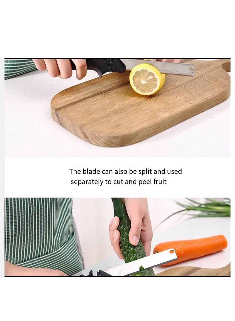 Vegetable Shears Chopping Board Scissors Spring Shears Two In One - Image 5