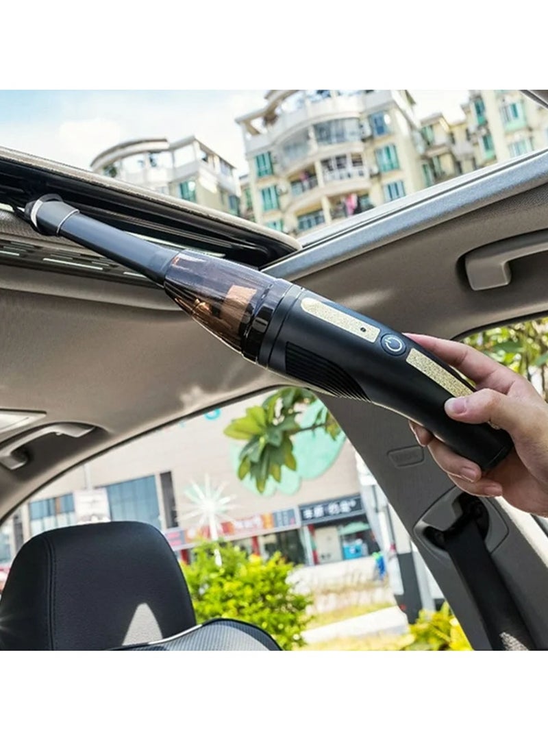 teyoza Cordless Car Vacuum Cleaner, 12000Pa Strong Cyclone Suction Household Handheld, Wireless Mini Vacuum Cleaners, Rechargeable Hoover for Home, Cars, and Pet  - Image 4