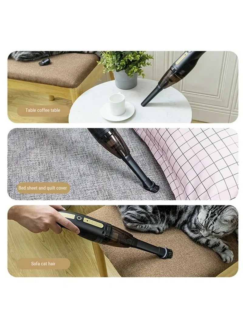 teyoza Cordless Car Vacuum Cleaner, 12000Pa Strong Cyclone Suction Household Handheld, Wireless Mini Vacuum Cleaners, Rechargeable Hoover for Home, Cars, and Pet  - Image 3
