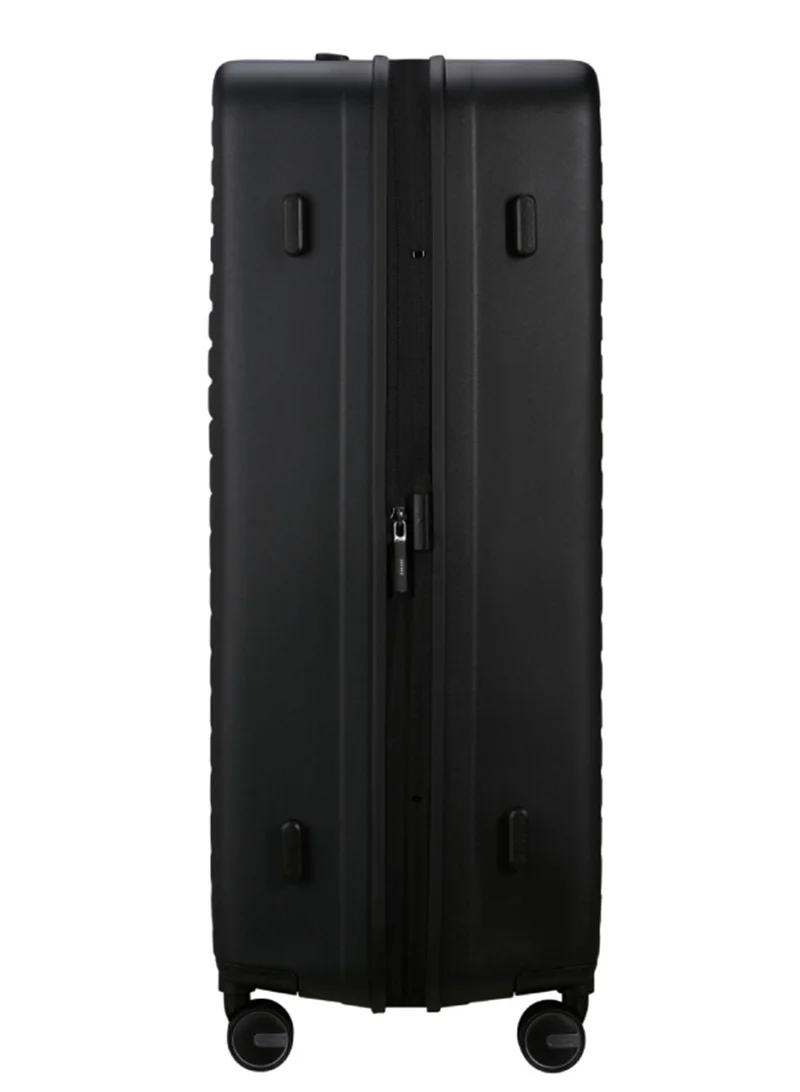 Samsonite Restackd Suitcase Check-In Size 81 cm / 30 inch, 4 Spinner Wheels, Polypropylene, Black|TSA Combination Lock|Shock Absorbing Wheels|Expandable - 5 Years International Warranty