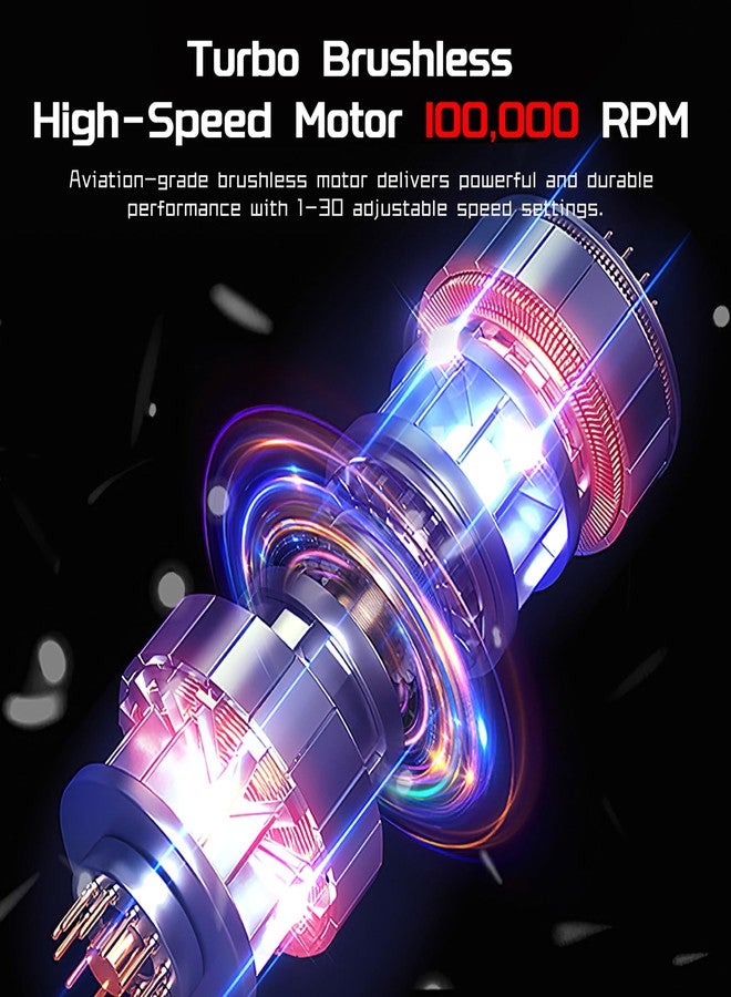 Vastarry Compressed air Duster 100,000 RPM High-Speed Turbo Fan with 35m/s Airflow, 10,000mAh Power Bank Function for Computer Dusting and BBQ Ignition - Image 3