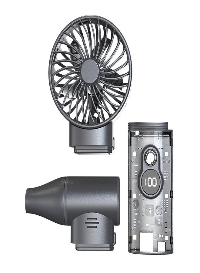 Vastarry Compressed air Duster 100,000 RPM High-Speed Turbo Fan with 35m/s Airflow, 10,000mAh Power Bank Function for Computer Dusting and BBQ Ignition - Image 1