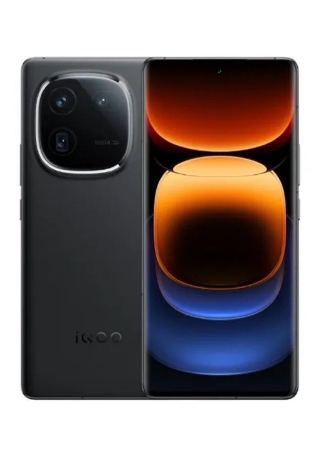 iQOO - iQOO 12 Pro 16GB+512GB Snapdragon 8 Gen 3 Dual SIM 6.78″2K Curved Screen 144Hz Play Store 120W Fast Charging 50MP Triple Camera 5100mAh OTA, Black Chinese Version - Image 1