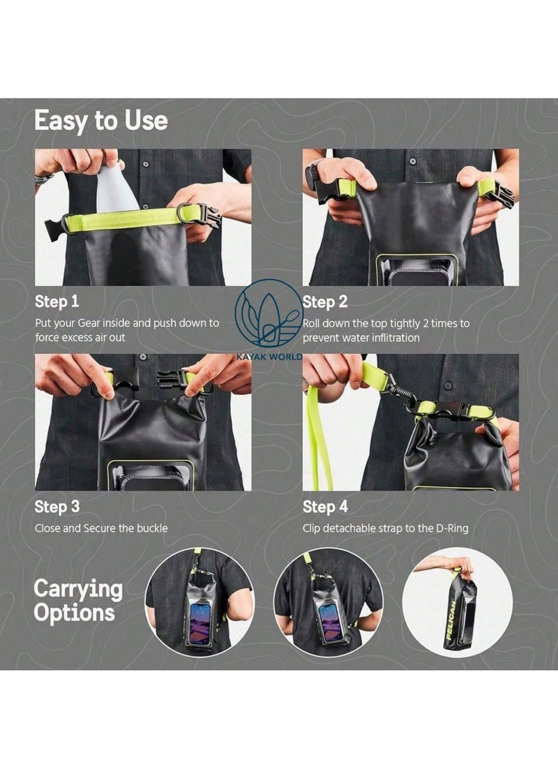 Generic - Waterproof bag, a bag for personal belongings and bags, with a large storage capacity, suitable for travel, trips and the beach, a strong bag that is waterproof up to 25 meters under water - Image 1