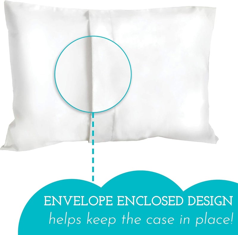 Little Sleepy Head Toddler Pillowcase - White Envelope - Image 3