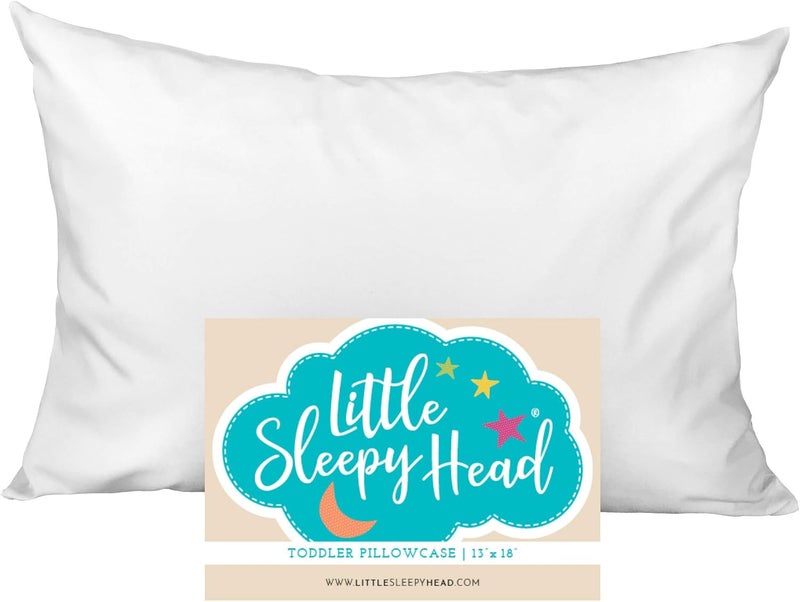 Little Sleepy Head Toddler Pillowcase - White Envelope - Image 1