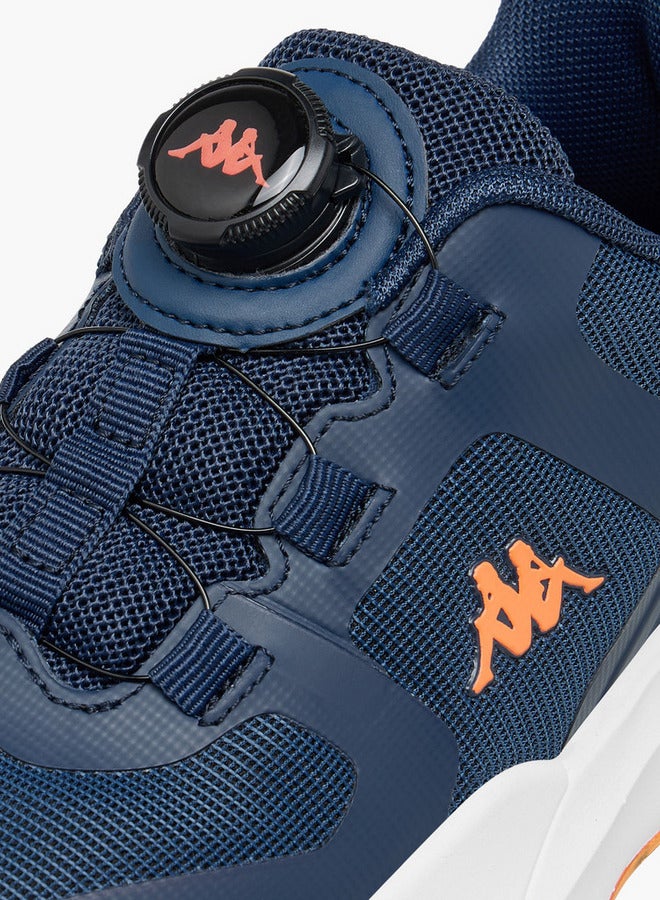 Kappa Boys' Logo Print Sports Shoes with Rotating Buckle Closure - Image 4
