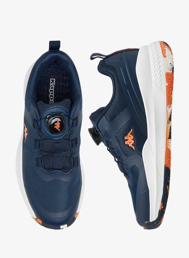 Kappa Boys' Logo Print Sports Shoes with Rotating Buckle Closure - Image 3