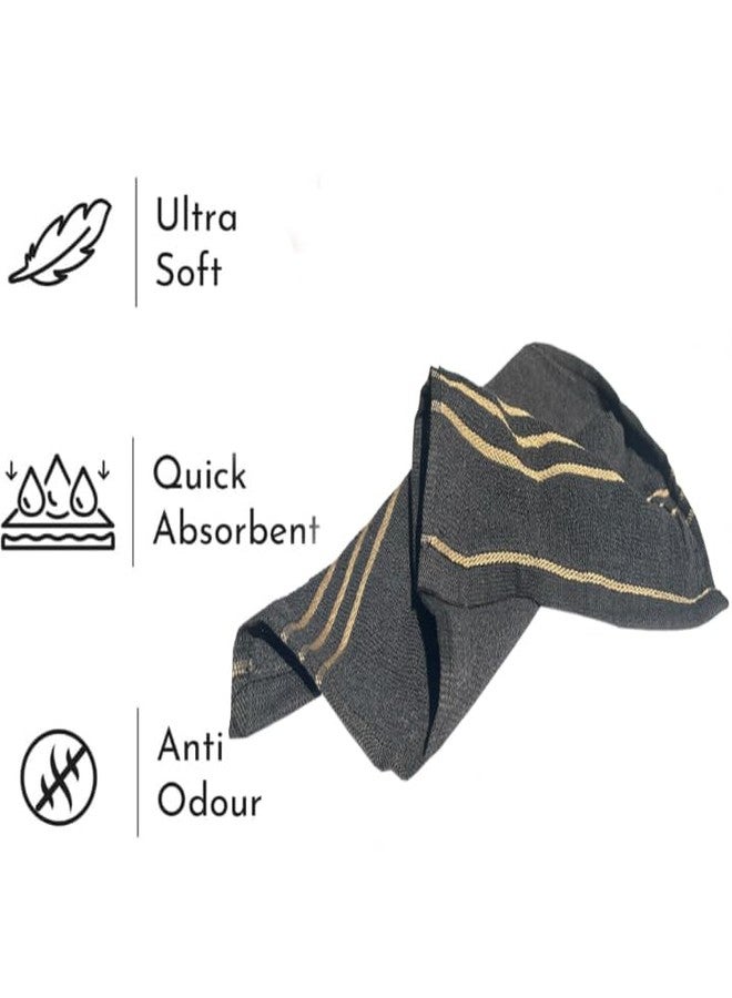 Space Fly Cotton Hand Towels for Kitchen | 500 Kitchen Hand Towel Small Size | Size- 27.94 x 43.18 CM | Dark Color- Blue, Brown, Red, Cherry, Gray | Hand Towel Set of 7 - Image 5