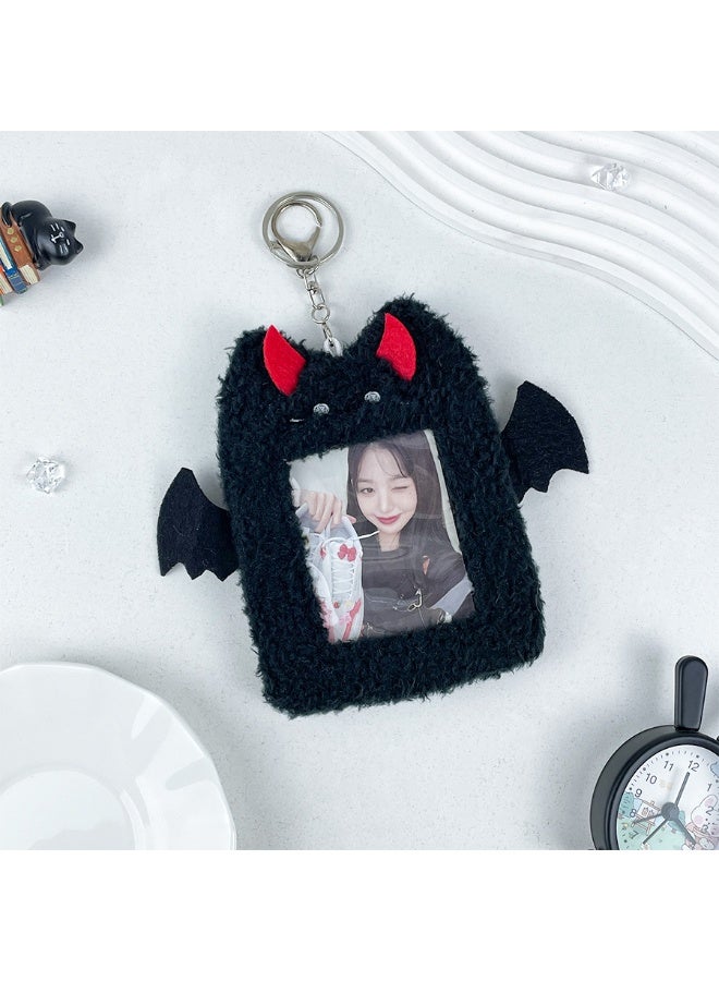 NIBEMINENT 1 - Piece Puppy Kpop Photo Card Holder Pendant Key Chain ID Badge Holder ID Card Holder Photo Card Protector for School ID Office ID Access Card for Women Girls - Image 1