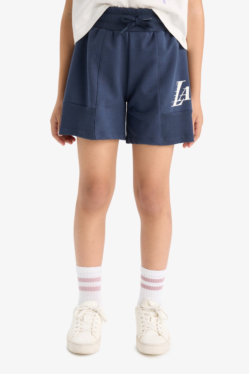 DeFacto Girl NBA Los Angeles Lakers Licensed Shorts  - Image 1