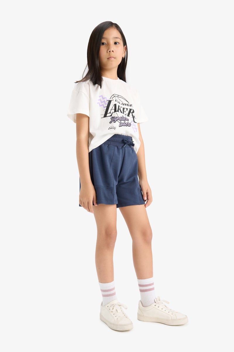 DeFacto Girl NBA Los Angeles Lakers Licensed Shorts  - Image 3