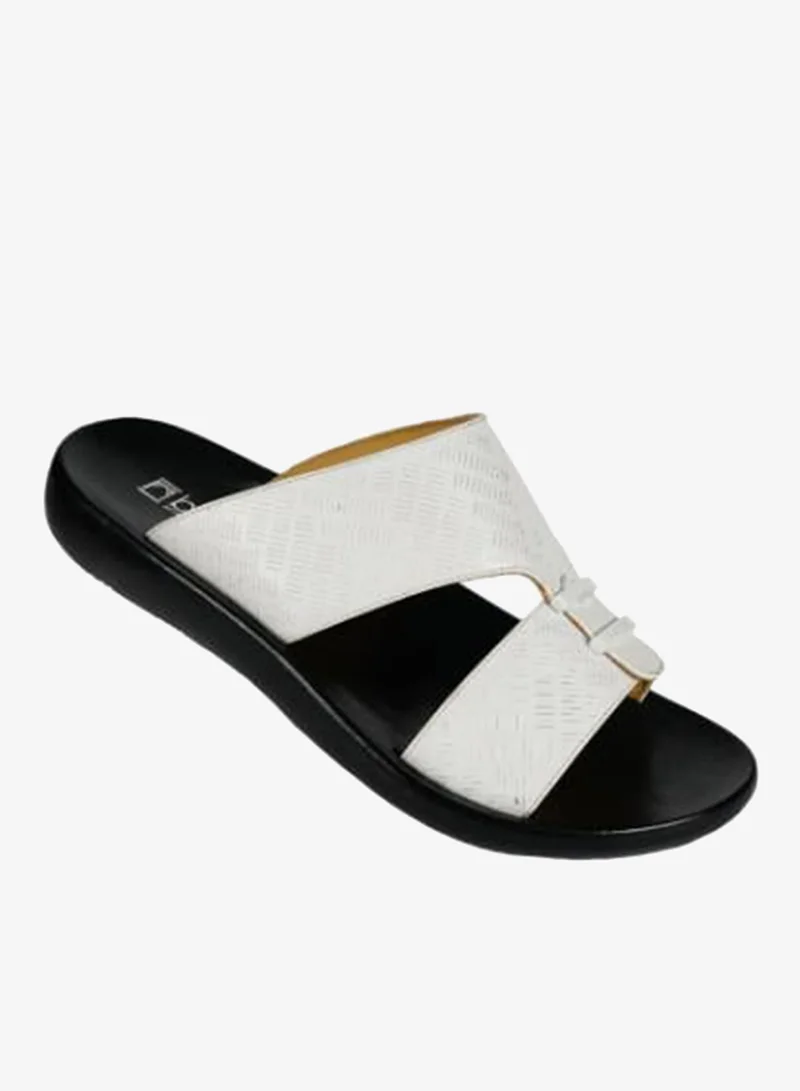 Barjeel Uno 008-3552 Barjeel Mens Arabic Sandals 63073 White
