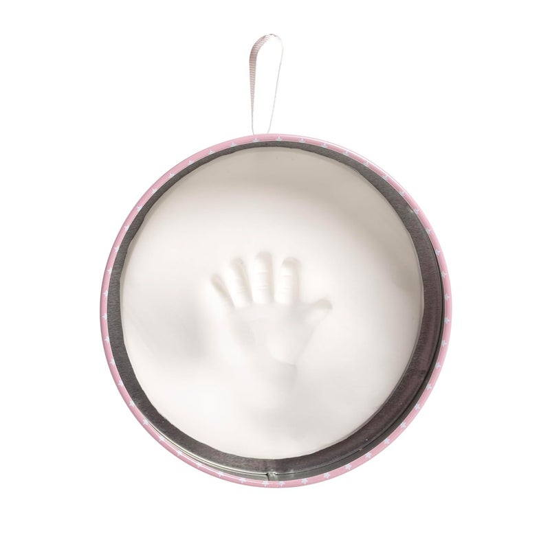 Reece Studio Baby Everyday Pink Clay Tin Kit, Newborn Handprint Or Footprint Makers, Baby Girl Handprint Impression Keepsake, Pink Clay - Image 2