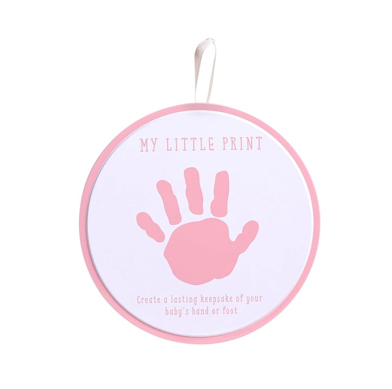 Reece Studio Baby Everyday Pink Clay Tin Kit, Newborn Handprint Or Footprint Makers, Baby Girl Handprint Impression Keepsake, Pink Clay - Image 1