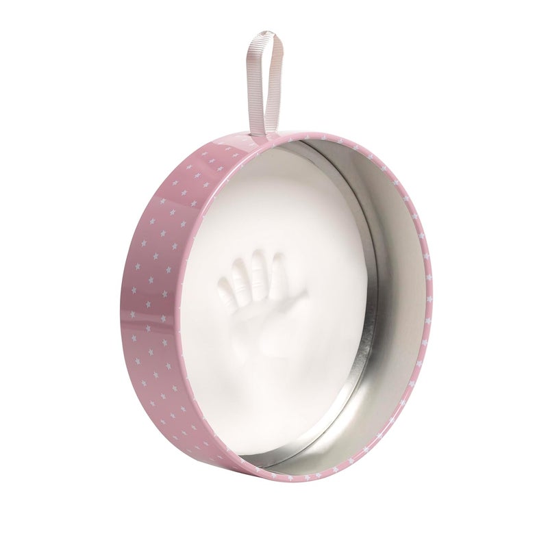 Reece Studio Baby Everyday Pink Clay Tin Kit, Newborn Handprint Or Footprint Makers, Baby Girl Handprint Impression Keepsake, Pink Clay - Image 3