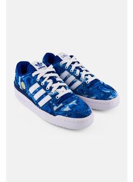 adidas Originals Kids Boy Forum Low Running Shoes, Blue  - Image 1