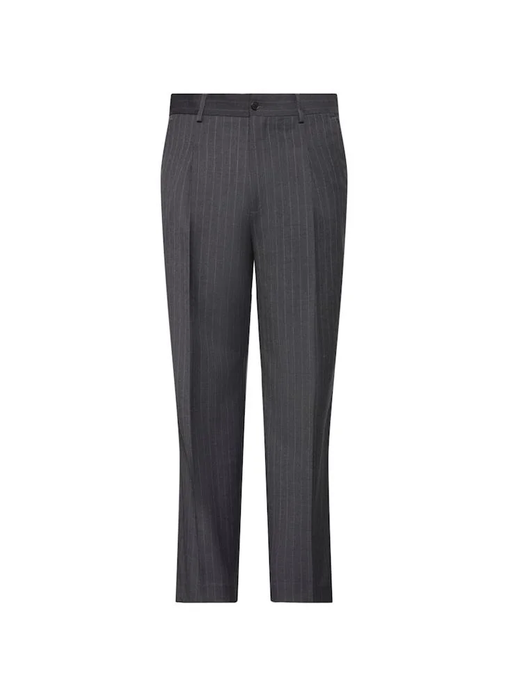 CALVIN KLEIN  Casual Straight Fit Belt Detail Trousers for Men | Best Price UAE