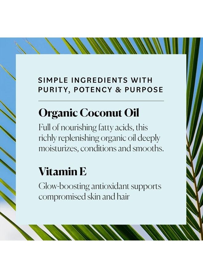 Sky Organics Organic Coconut Oil + Vitamin E for Skin & Hair USDA Certified Organic to Moisturize, Soften & Smooth, 16.9 fl. Oz  - Image 5