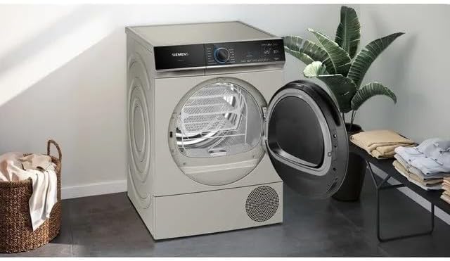 سيمنز مجفف مضخة الحرارة iQ700 WQ45B2BXGC سعة 9 كجم، متصل بالمنزل، موفر للطاقة، varioSpeed، smartFinish، مكثف ذاتي التنظيف - Image 5