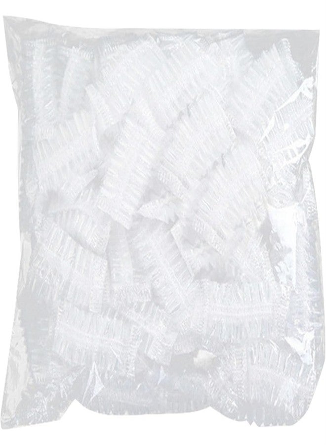Much Hotter 100 Pack Disposable Ear Covers for Shower - Ear Protectors Waterproof Ear Covers for Swimming Ear Covers for Hair Dye - Bath Shower Cover Shower Care Ear Protection Disposable Shower Caps Bulk - Image 1