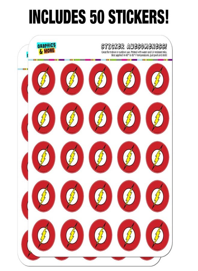 GRAPHICS & MORE The Flash Lightning Bolt Logo Planner Calendar Scrapbooking Crafting Stickers - Image 3
