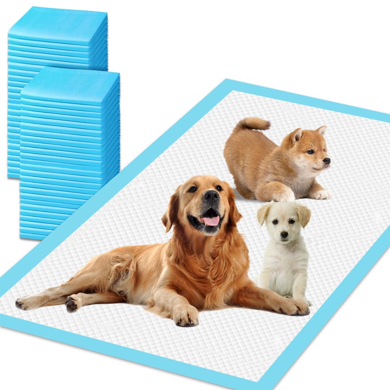 XXXXL Puppy Pee Pads for Dogs 31x55 40 Count Extra Large Dog Pee Pads LeakProof Super Absorbent Dog Pee Pads Thicken Disposable Potty Pads Puppy Training Pads for Cats Rabbits