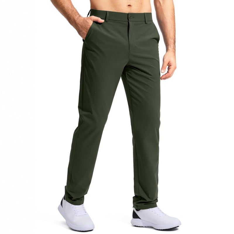 Men's Stretch Casual Pants Straight Leg Quick-Dry - Image 4