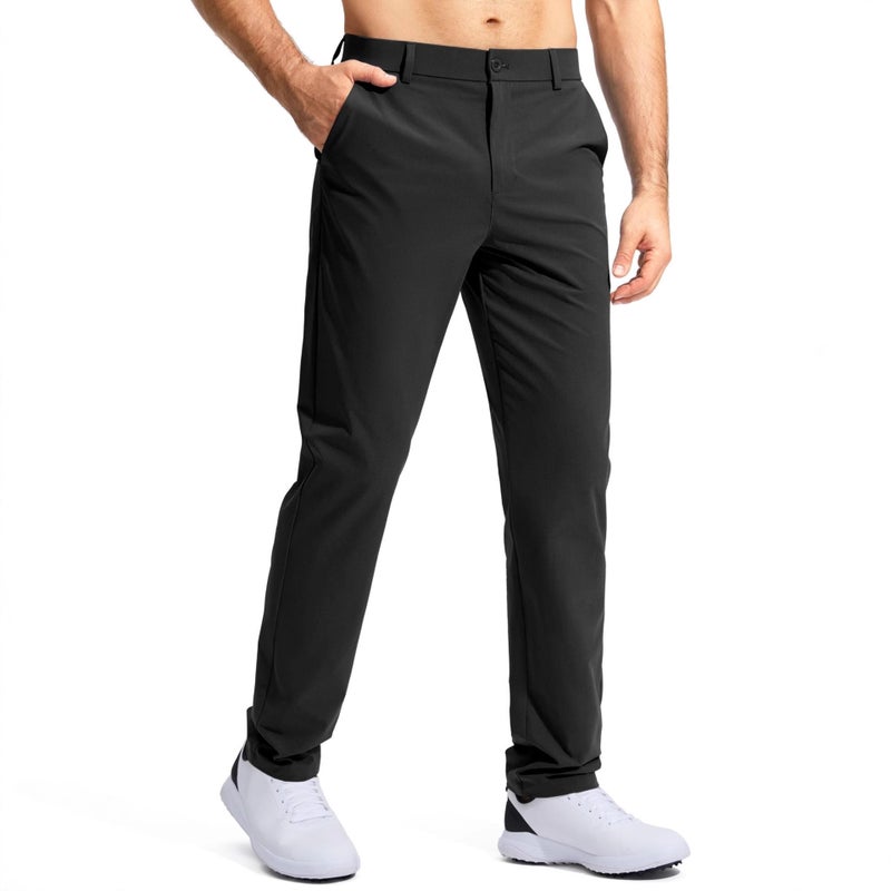 Men's Stretch Casual Pants Straight Leg Quick-Dry - Image 1
