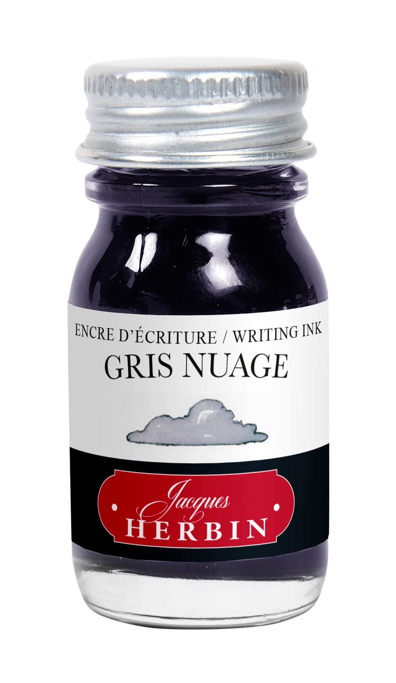 Jacques Herbin Herbin Ink Bottle (Gris Nuage - 10ML) 11508T - Image 1