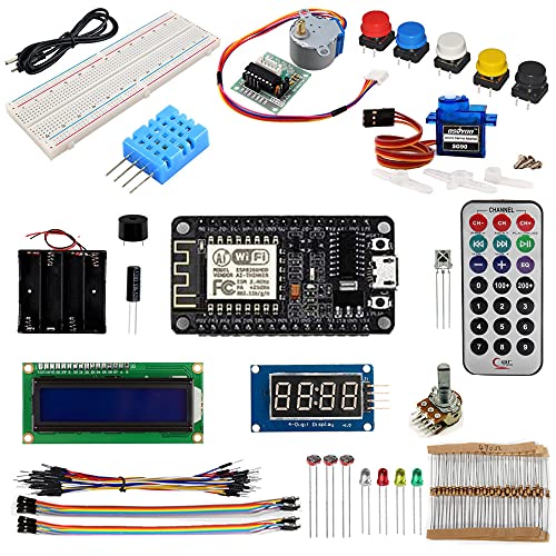 OSOYOO ESP8266 NodeMCU IOT Starter kit with ESP-12E Development Board Open Source Serial Module - Image 1
