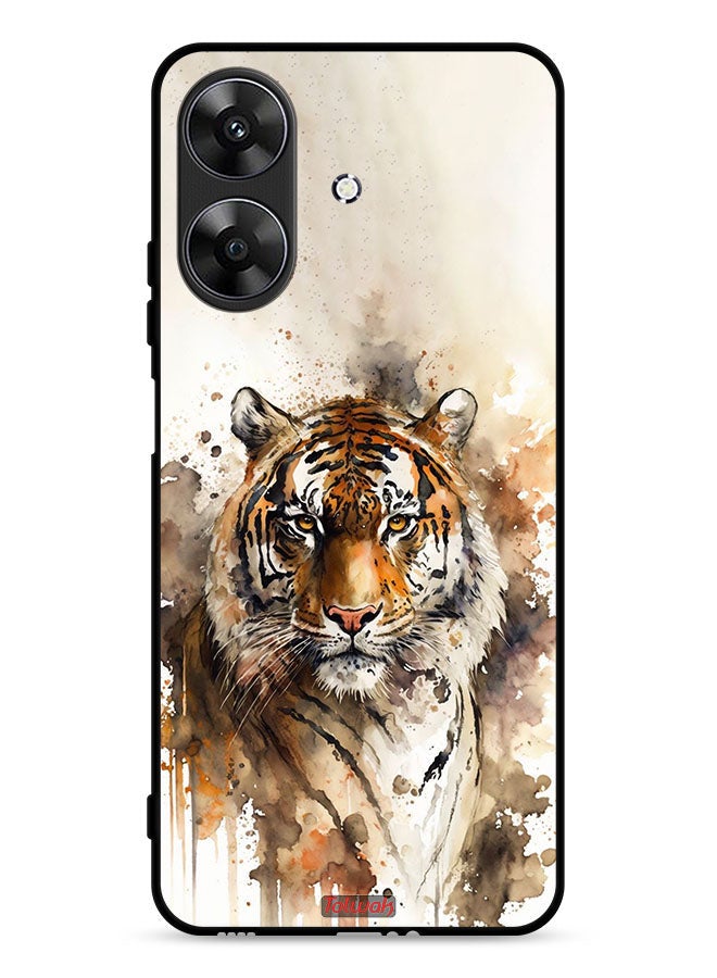Tolwak Realme Note 60 4G Protective Case Cover Leopard Abstract Art  - Image 1