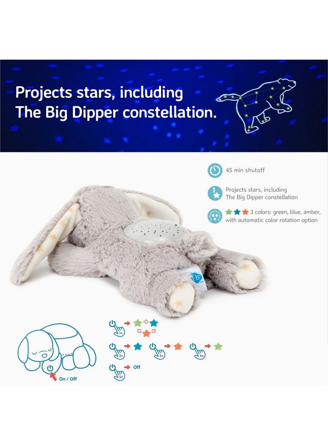 Cloud b Calming Mini Nightlight Star Projector ; Gentle Brightness ; 3 Colors ; 1 Constellation ; Autoshutoff ; Dream Buddies Benny The Bunny - Image 4