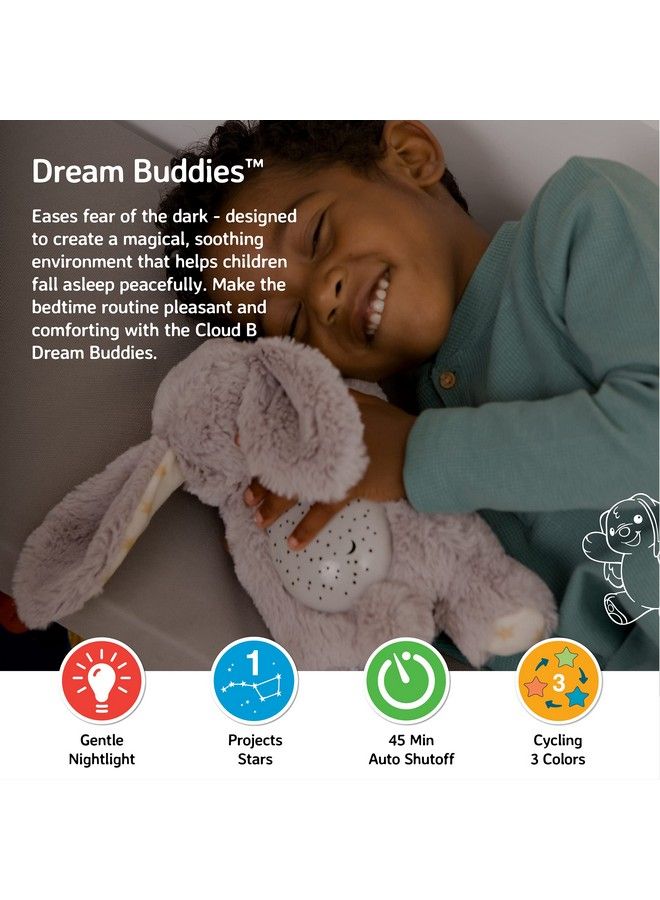 Cloud b Calming Mini Nightlight Star Projector ; Gentle Brightness ; 3 Colors ; 1 Constellation ; Autoshutoff ; Dream Buddies Benny The Bunny - Image 3