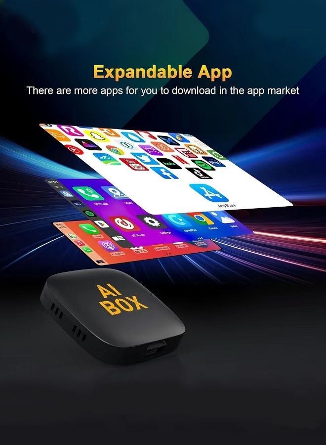 Makrystorm Carplay AI Box Android 13 Wireless Android Auto Smart TV Box For Youtube Netflix Toyota Mazda Hyundai Haval GMC Ford MG VW Kia - Image 5