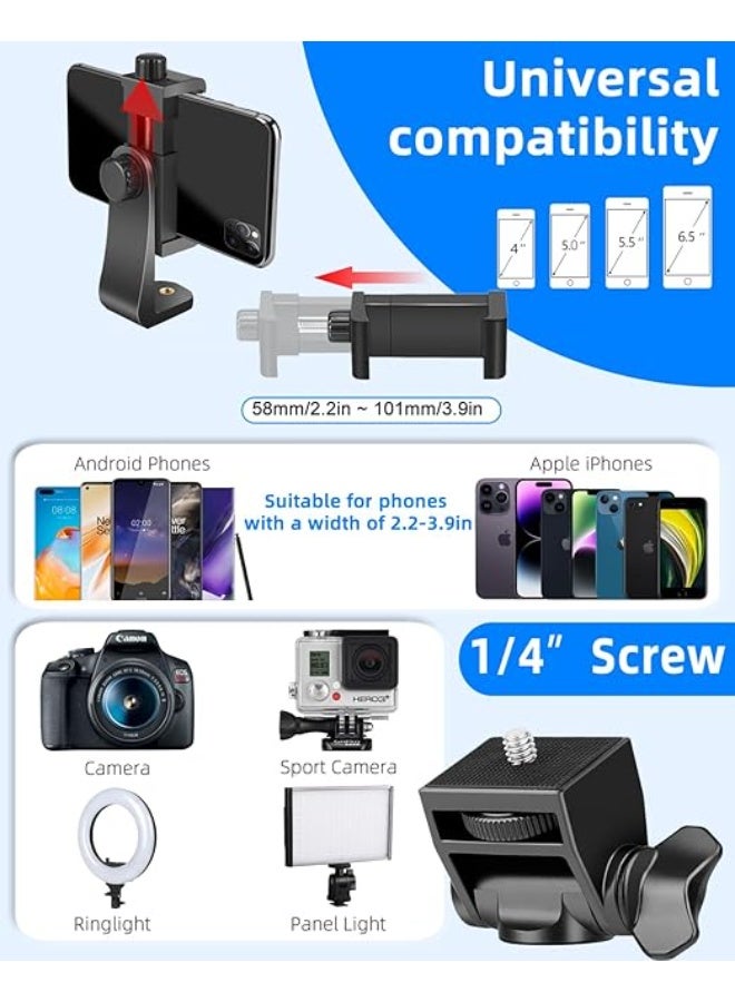 70" Phone Tripod & Selfie Stick - Lightweight & Extendable Stand with Wireless Remote - Easy-to-Use for Video & Filming - Image 2