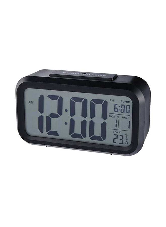 NIBEMINENT LED Digital Electronic Alarm Clock Black 13cm - Image 1
