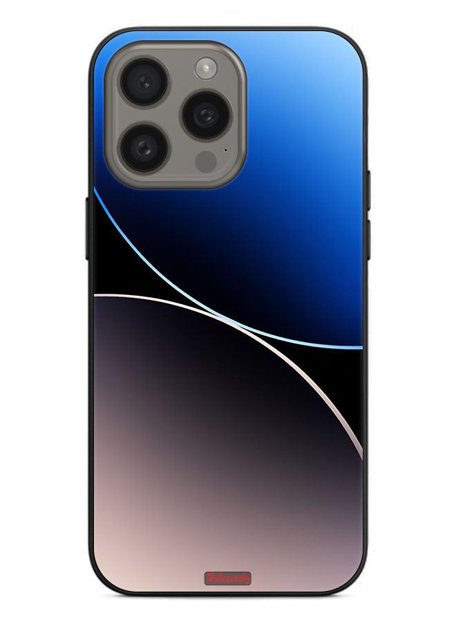 Tolwak Apple iPhone 15 Pro Max Protective Case Cover Curve Lines Pattern - Image 2