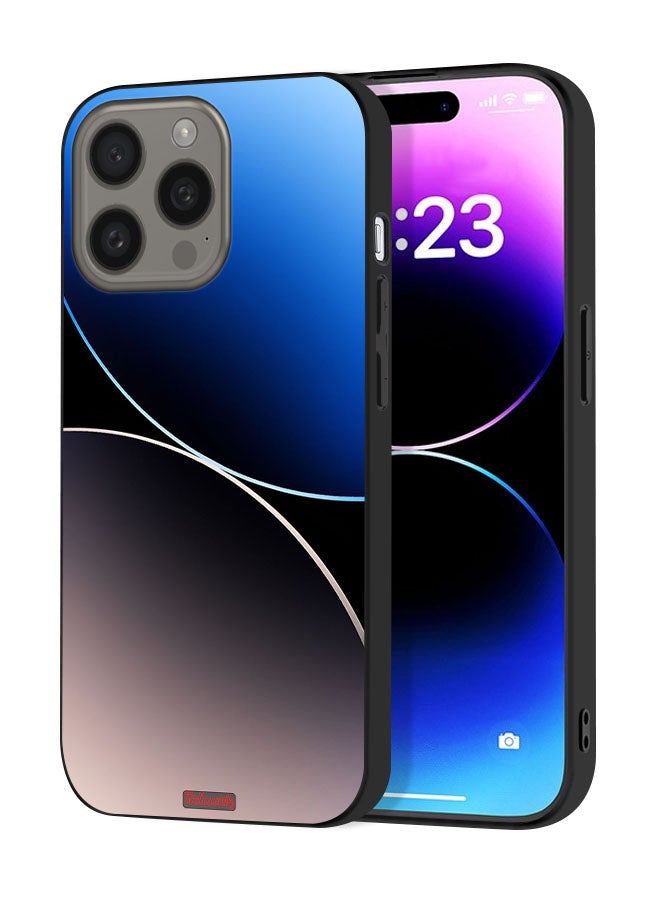 Tolwak Apple iPhone 15 Pro Max Protective Case Cover Curve Lines Pattern - Image 1