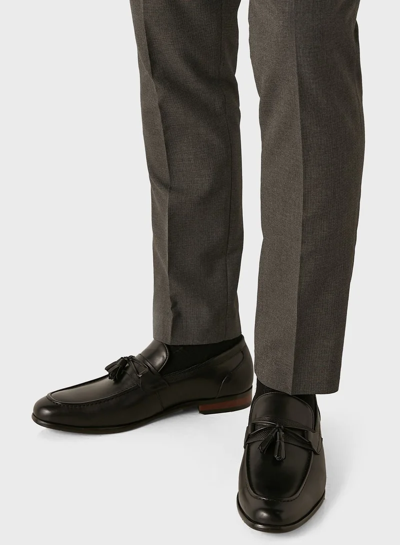 DUCHINI Tassel Formal Slip Ons