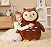 EARTHSOUND Giant Owl Stuffed Animal Plush Toy23 inches Large Jumbo Cute Soft ToysBig Size Huge Fluffy Plushy Fat PlushieGifts for Kid - Image 4