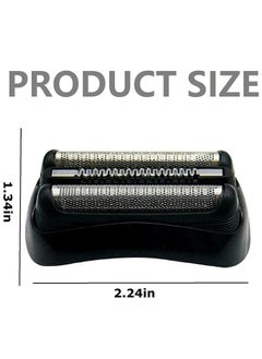 Series 3 32B Replacement Shaver Head for Braun, Foil & Cutter Razor Replacement Head, Compatible with Braun 301S, 310S, 320S, 330S, 340S, 360S, 3000S, 3010S, 3020S, 30S, 3040, 350CC, 370CC, 3050CC - pzsku/Z7EE07239B55EBC42A064Z/45/_/1725502188/bd8720ea-bb24-4b77-9bcb-1336c08a2423