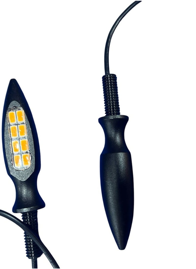 Generic Motorcycle LED Turn Signal Light Set – 2Pcs  - Image 2